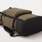 Рюкзак туристический, 40 л, отдел на молнии, 3 наружных кармана, цвет хаки - Фото 3