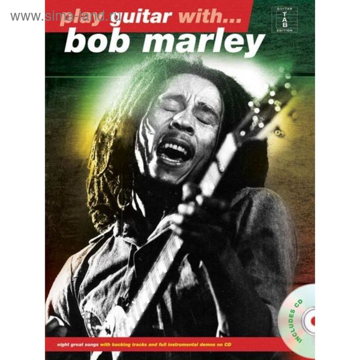 Play Guitar With... Bob Marley (New Edition) сборник хитов Боба Марли, язык: английский - Фото 1