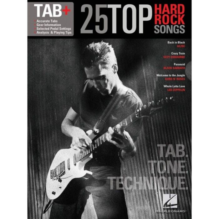 Tab+: 25 Top Hard Rock Songs - Tab. Tone. Technique