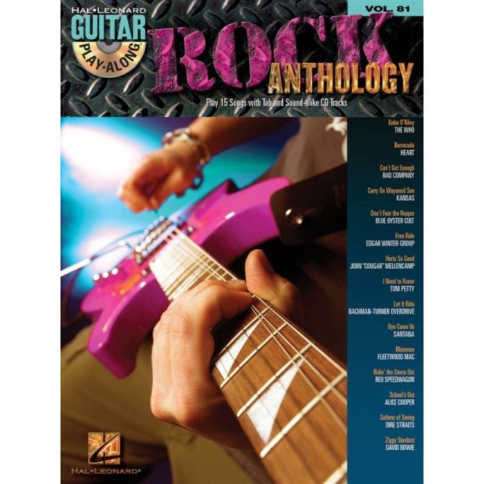 Играй на гитаре один: Антология рока, 136 стр., язык: английский