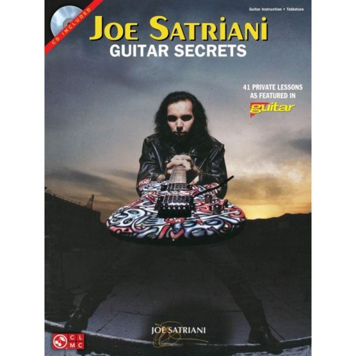 SATRIANI JOE GUITAR SECRETS GTR TAB BK/CD