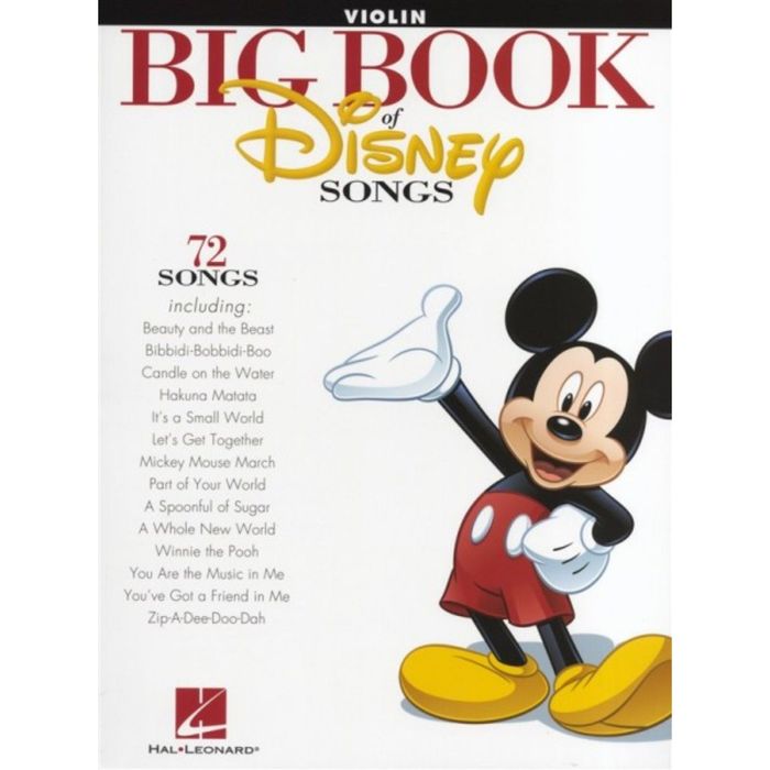 THE BIG BOOK OF DISNEY SONGS INSTRUMENTAL FOLIO VIOLIN BK