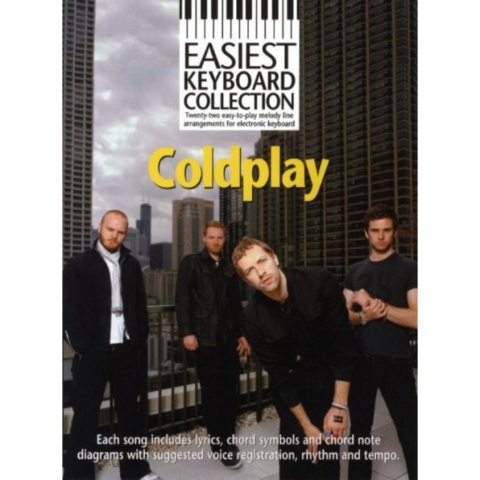 EASIEST KEYBOARD COLLECTION COLDPLAY MLC/KBD BOOK