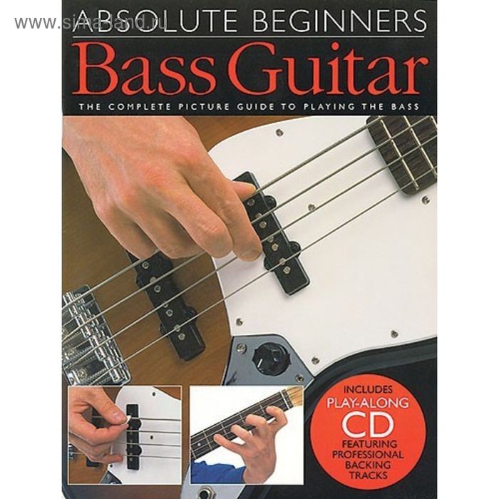 Самоучитель игры на бас-гитаре для начинающих, 40 стр., язык: английский - Фото 1