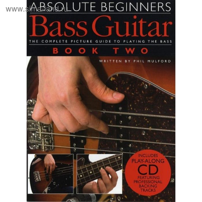 Бас-гитара для начинающих, самоучитель, книга 2, 56 стр., язык: английский - Фото 1