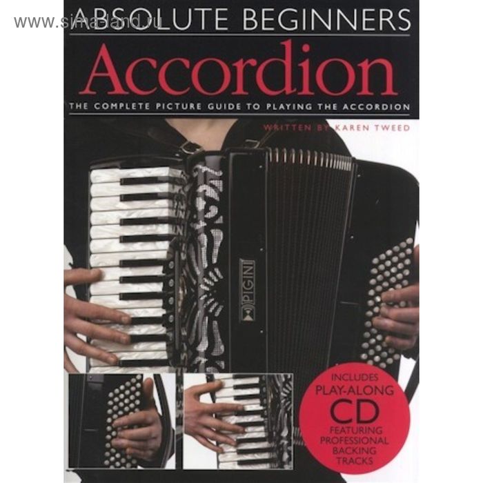 Absolute Beginners Accordion аккордеон для начинающих, 40 стр., язык: английский - Фото 1