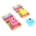 Дырокол фигурный призма "Лист" d=1,8 см 3,5×4×3 см МИКС - Фото 2