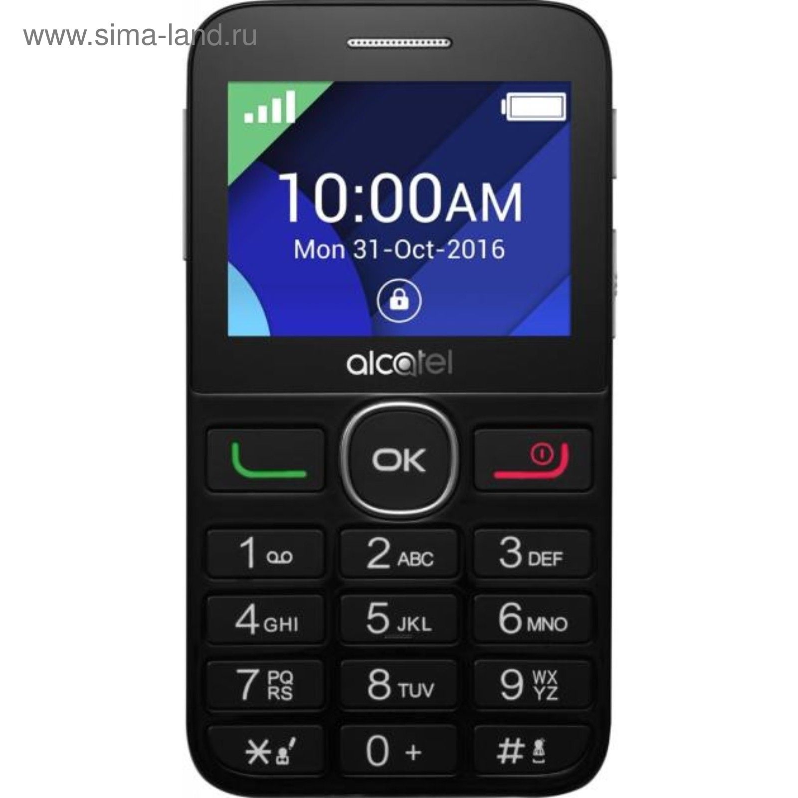 Сотовый телефон Alcatel Tiger XTM 2008G, черный (2407269) - Купить по цене  от 2 809.00 руб. | Интернет магазин SIMA-LAND.RU