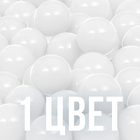 Шарики для сухого бассейна с рисунком, диаметр шара 7.5 см, набор 150 штук, цвет белый - Фото 3