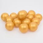 Шарики для сухого бассейна с рисунком, диаметр шара 7,5 см, набор 150 штук, цвет золотистый - Фото 4