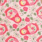 Шапка банная "Матрёшки", войлок, красная - фото 44456059