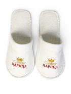 Тапочки для бани и сауны «Царица», войлок  (артикул 3653683)  большой выбор товаров оптом и в розницу по низким ценам с доставкой