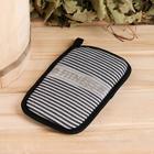 Мочалка банная "Fitness Man" мужская, голубая, 19х12см - Фото 1