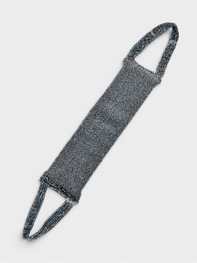Мочалка банная длинная «Букле», мужская, объёмная, 40×11 см