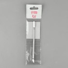 Шабер двусторонний, лопатка вогнутая, топорик, 12,6 см, цвет серебристый - Фото 6