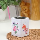 Банка с крышкой для сыпучих продуктов «Прованс Весна», 860 мл - Фото 3