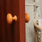 Ручка дверная пластмассовая, d=65, цвет светлое дерево (комплект 25 шт) - фото 20829217 Ручка дверная пластмассовая, d=65, цвет светлое дерево (комплект 25 шт) - фото 20829217