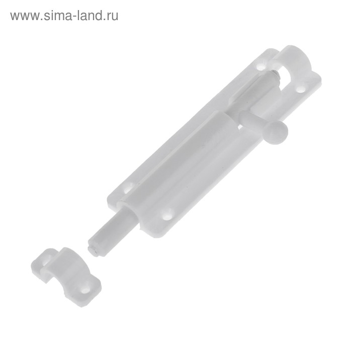 

Шпингалет, металлопластик, 100х28 мм, белый