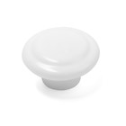 Ручка мебельная пластмассовая, d=35, белая - Фото 3