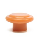 Ручка мебельная пластмассовая, d=35, цвет светлое дерево - Фото 2