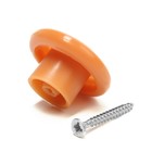 Ручка мебельная пластмассовая, d=35, цвет светлое дерево - Фото 7