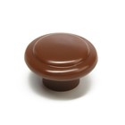 Ручка мебельная пластмассовая, d=35, цвет темное дерево (комплект 50 шт) - фото 24309282