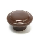 Ручка мебельная пластмассовая, d=35, шоколад - Фото 3