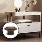 Ручка мебельная пластмассовая, d=35, шоколад - Фото 1