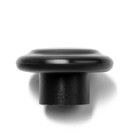 Ручка мебельная пластмассовая, d=35, черная - Фото 5
