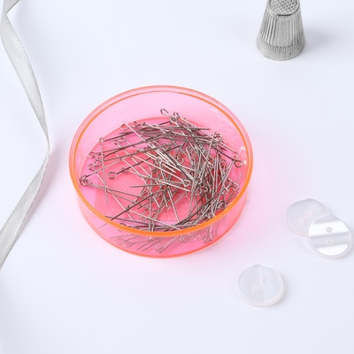 Булавки портновские, 30 мм, 100 шт., цвет серебряный