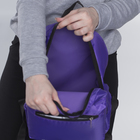 Рюкзак молодёжный, отдел на молнии, наружный карман, цвет фиолетовый - Фото 5