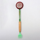 Массажёр-чесалка «Отдых» двусторонний, 38×8×5.5 см, универсальный, деревянный, разноцветный - Фото 2