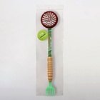 Массажёр-чесалка «Отдых» двусторонний, 38×8×5.5 см, универсальный, деревянный, разноцветный - Фото 6