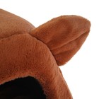 Домик «Норка» для животных, 28×28×35 см, плюш, микс цветов - Фото 4