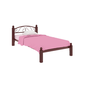 Кровать «Вероника Мини Люкс», 900×1900 мм, металл, цвет коричневый
