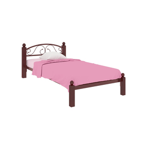 Кровать «Вероника Мини Люкс», 800×2000 мм, металл, цвет коричневый