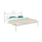 Кровать «Диана», 1400×2000 мм, металл, цвет белый - Фото 1