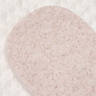 Спонж для умывания «Умывашка», 11×8×2 см, бежевый - Фото 6