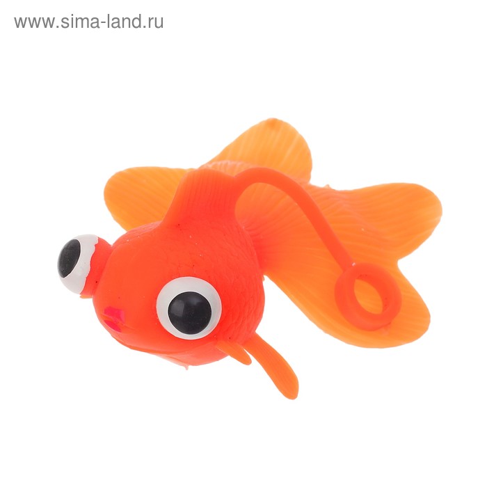 Мялка «Рыбка», на резинке, цвета МИКС - Фото 1