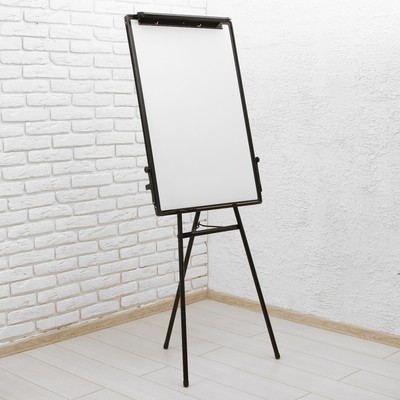 Флипчарт магнитно-маркерный, регулировка высоты, 90×60 см