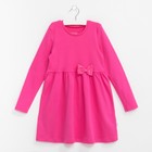 Платье для девочки, розовое, р.34 (122-128 см) - Фото 4