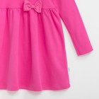 Платье для девочки, розовое, р.34 (122-128 см) - Фото 7