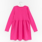 Платье для девочки, розовое, р.34 (122-128 см) - Фото 8