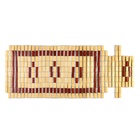 Накидка-массажер TORSO, на сиденье с капюшоном, 43×115 см, бамбук, бежевый - Фото 7