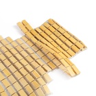 Накидка-массажер TORSO, на сиденье с капюшоном, 43×109 см, бамбук, бежевый - Фото 7