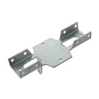 Кронштейн забора наружный ТУНДРА krep КЗН-40-60-174, цинк - Фото 2