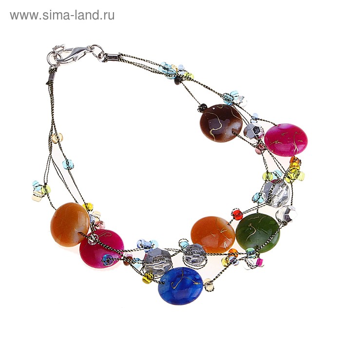 Браслет на ногу «Кружочки» - Фото 1