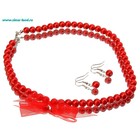 Набор 2 предмета: серьги, бусы «Классика» бант - Фото 3