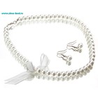 Набор 2 предмета: серьги, бусы «Классика» бант - Фото 4