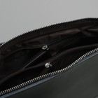 Сумка женская, отдел на молнии, 2 наружных кармана, длинный ремень, цвет чёрный - Фото 5